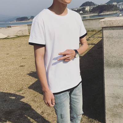 Спортно-елегантна мъжка тениска в два цвята