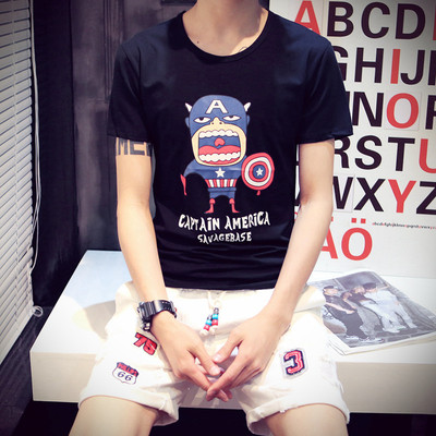 Нов модел мъжка тениска различни модели с интересни анимирани апликации