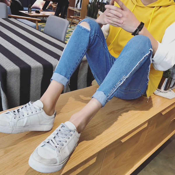 Страхотни мъжки дънкови панталони тип "slim fit"