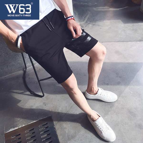 Актуални мъжки черни къси за пролетта и лятото в 3 цвята