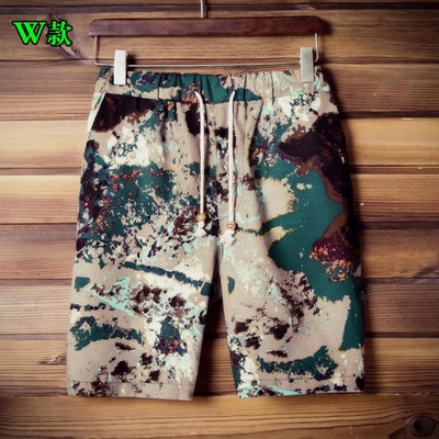 σορτς Ασυνήθιστο ανδρών - χρωματισμένα με φυτικά μοτίβα, άλλα μοντέλα