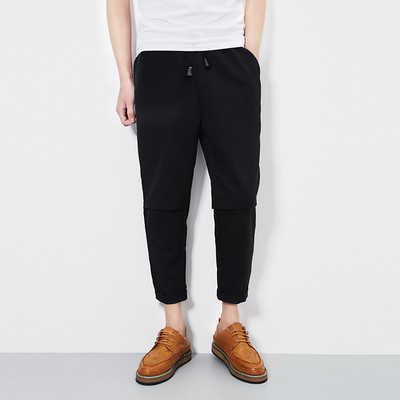 Ежедневен мъжки панталон тип 7/8 в два цвята