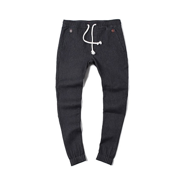 Мъжки спортно-елегантни ластични дънки в два цвята