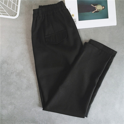 Κλασικό γυναικών κομψό μαύρο παντελόνι