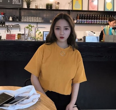 Ежедневна дамска дълга блуза с къс ръкав в три цвята