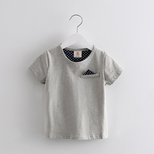 Страхотна блузка с къс ръкав за момченце