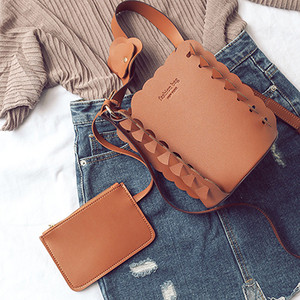 Καθημερινά τσάντα μαλακό δέρμα σε δύο χρώματα