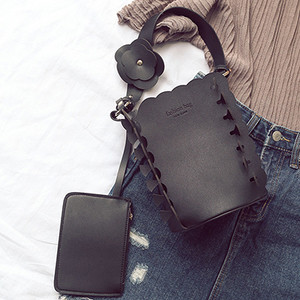 Καθημερινά τσάντα μαλακό δέρμα σε δύο χρώματα