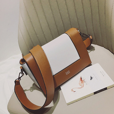 Ежедневна изчистена дамска чанта с дълга дръжка