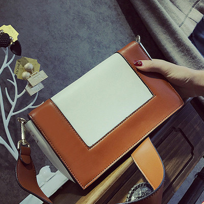 Ежедневна изчистена дамска чанта с дълга дръжка