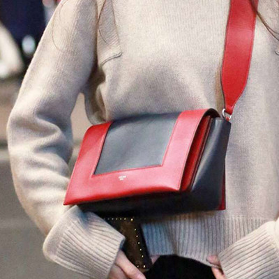 Ежедневна изчистена дамска чанта с дълга дръжка