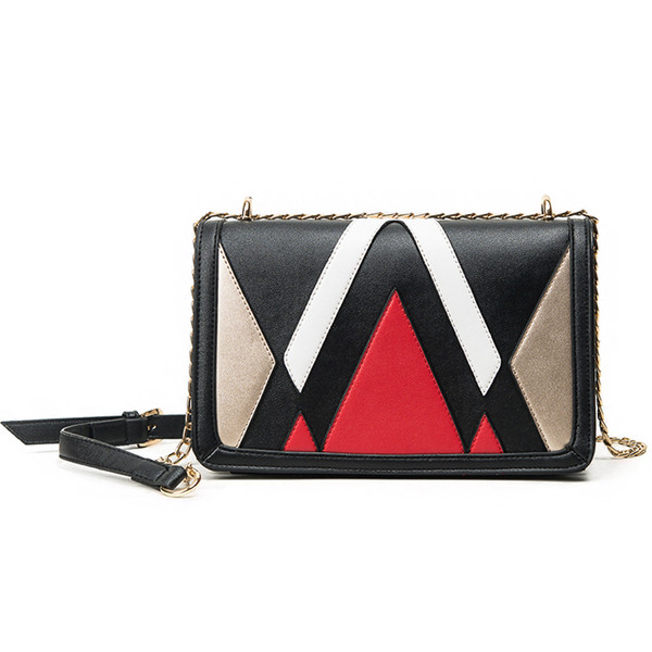 Γυναικεία μίνι τσάντα με ραφές