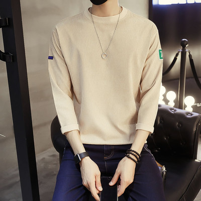 Ункална мъжка рипсена блузка в няколко цвята