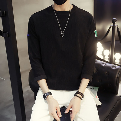 Ункална мъжка рипсена блузка в няколко цвята