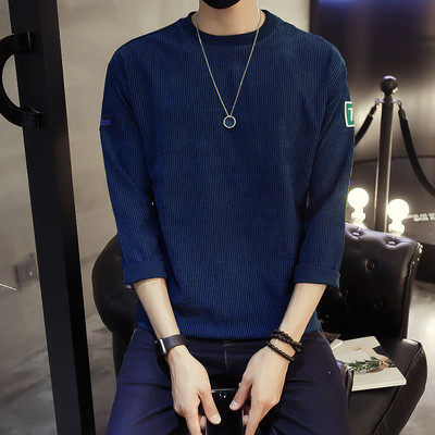 Ункална мъжка рипсена блузка в няколко цвята