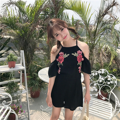 Αποκλειστική κυρίες φόρμες κεντημένα άνθη