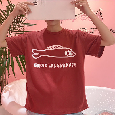 Μπλούζες με κοντό μανίκι και απλικέ σε δύο χρώματα