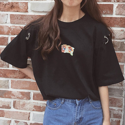 Καθαρίστε κυρία ευρύ πουκάμισο δαχτυλίδια μανίκια σύσφιξης