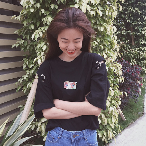 Καθαρίστε κυρία ευρύ πουκάμισο δαχτυλίδια μανίκια σύσφιξης