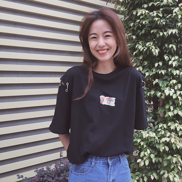 Καθαρίστε κυρία ευρύ πουκάμισο δαχτυλίδια μανίκια σύσφιξης