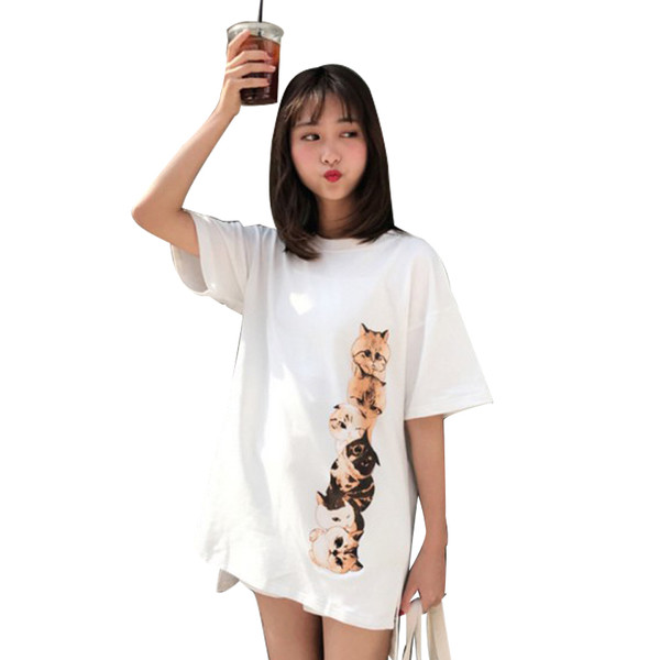 Όμορφες κυρίες μπλούζα με κοντό μανίκι και απλικέ σε δύο χρώματα