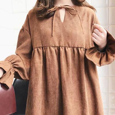 Ευρεία κυρίες πουκάμισο-σαν τουνίκ σε τρία χρώματα