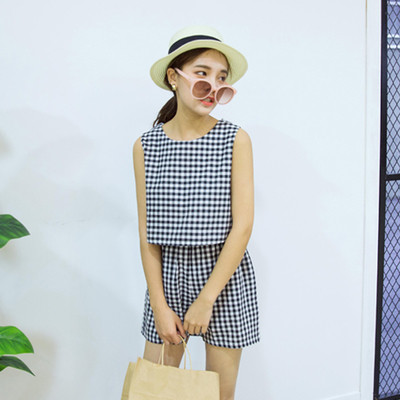 Раирано дамско комплектче от две части