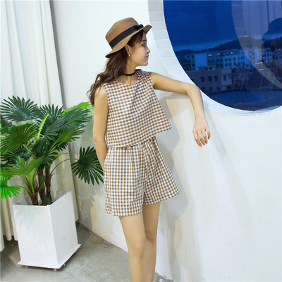 Раирано дамско комплектче от две части