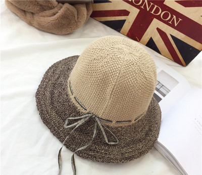 Плетена дамска шапка в най-различни цветове подходяща и за плаж