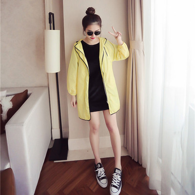 Spring ημέρα κυρίες μπουφάν με κουκούλα