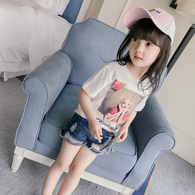 Страхотна тениска с къс ръкав и апликация "Marilyn Monroe'' в четири различни цвята