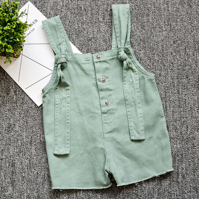 Ολόσωμο παμτελόνι για κορίτσια σε δύο χρώματα με ενδιαφέρουσα στερέωση