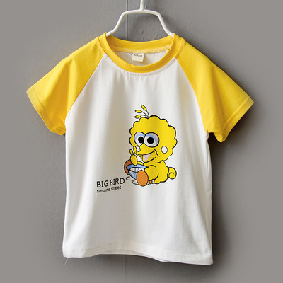 Μπλούζα με κοντό μανίκι σε δύο χρώματα