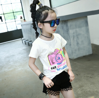 Ежедневна блузка с къс ръкав в три цвята и надпис