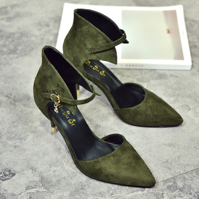 Casual σουέτ παπούτσια με ψηλά τακούνια