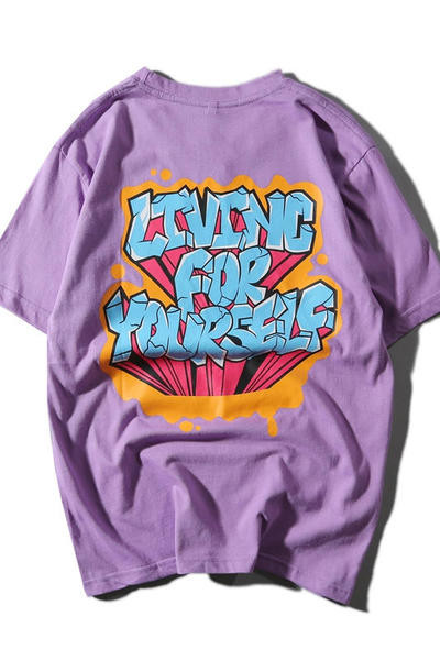 Μεγάλη καθημερινά unisex T-shirt με κοντά μανίκια σε πολλά διαφορετικά χρώματα