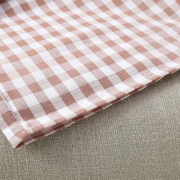 Дамски кариран гащеризон в розов и черен цвят