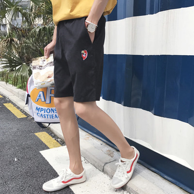 σύντομη casual παντελόνι Μεγάλη ανδρών με ελαστική μέση