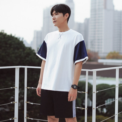 Интересна мъжка тениска с широки ръкави