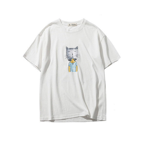 shirt πολλά φρέσκα άνδρες με κοντά μανίκια και ενδιαφέρουσα εφαρμογή