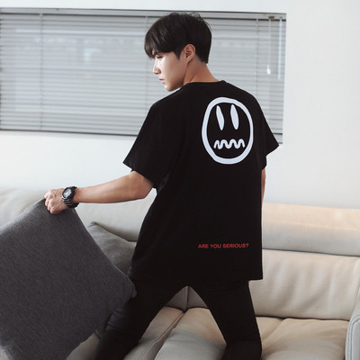 Άνετα πουκάμισο ευρύ ανδρών με O-σχήμα κολάρο