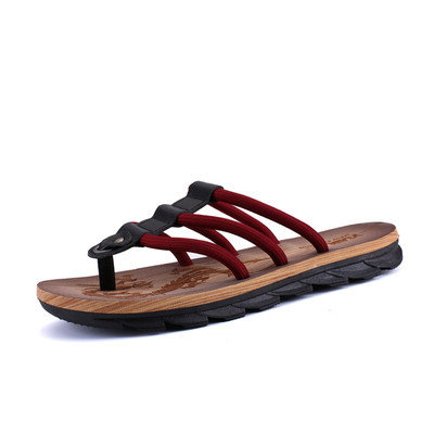 Мъжки чехли през пръст с 3 каишки в няколко цвята