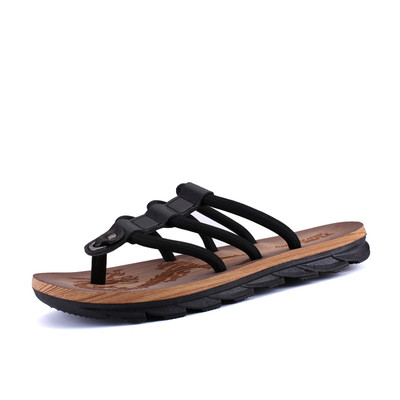 Мъжки чехли през пръст с 3 каишки в няколко цвята