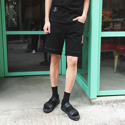 Стилни мъжки къси дънкови панталони в 3 цвята