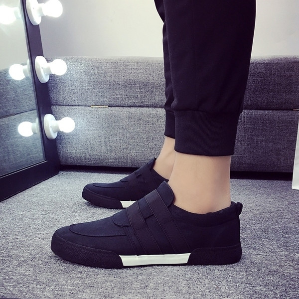 Мъжки мокасини в черен цвят за ежедневие 