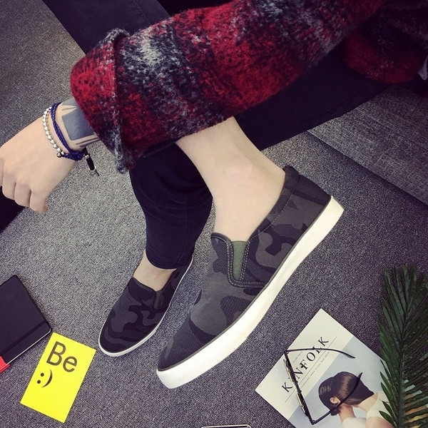 Мъжки камуфлажни мокасини за ежедневието 