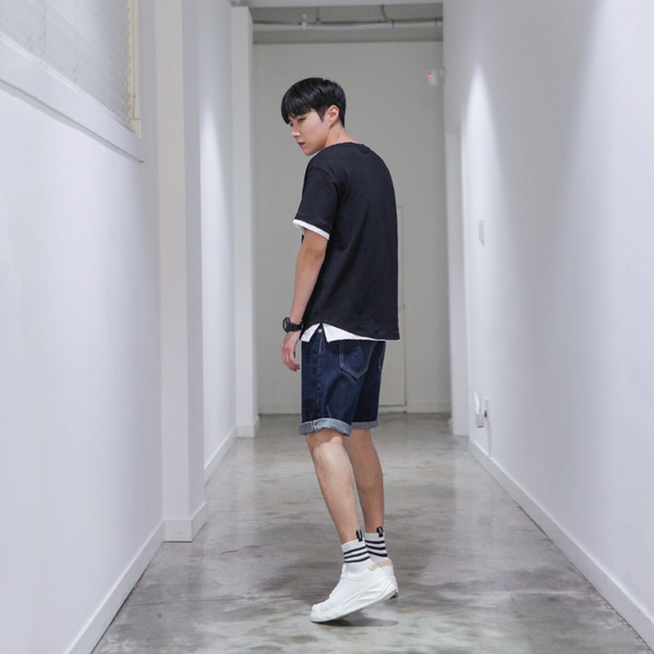 Страхотни мъжки къси дънкови панталони