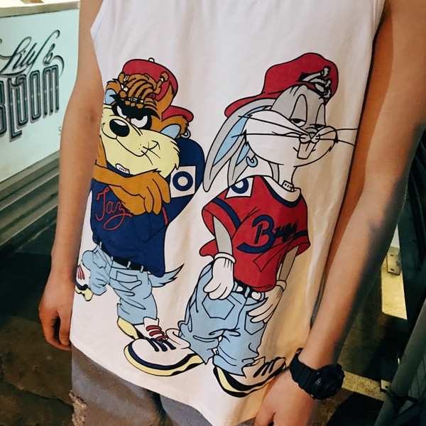 Летен мъжки потник с анимирани герои