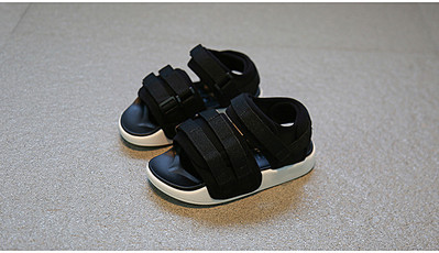 Спортни и удобни детски сандали унисекс, в черен, червен и син цвят