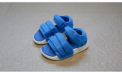 Спортни и удобни детски сандали унисекс, в черен, червен и син цвят